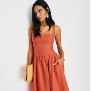 Reformation : Janu Linen Dress size 6